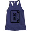 retro cassette Racerback Tank