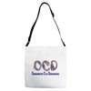 ocd obsessive cat disorder Adjustable Strap Totes