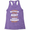 Super Cool Aunt Of A Freaking Awesome Niece Racerback Tank