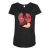 heart attack Maternity Scoop Neck T-shirt