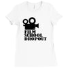 film school dropout Ladies Fitted T-Shirt