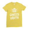 gangsta wrappa Ladies Fitted T-Shirt