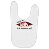 September Peeking Out Baby Girl Baby Bibs