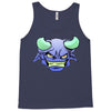 blue monster with horns Tank Top