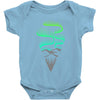 aurora borealis Baby Onesie