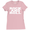 rock and roll funny Ladies Fitted T-Shirt