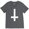 wasted youth inverted cross indie geek swag funny V-Neck Tee