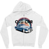 Old Car Zipper Hoodie