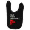 delaware state trending Baby Bibs