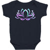 hologram lotus Baby Bodysuit