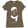 adolf hipster hitler geek Ladies Fitted T-Shirt