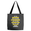 You Are Braver Than You Believe Stronger Tote Bags