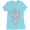 skull tetris Ladies Fitted T-Shirt