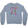 spring pi tshirts  flowery colorful pi day gifts Crewneck Sweatshirt
