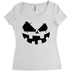 pumpkin face Women's Triblend Scoop T-shirt