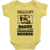 Never Underestimate A Daddy With An Engineering Degree Baby Onesie