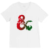 dungeons dragons logo V-Neck Tee