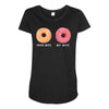 your wife my wife donuts Maternity Scoop Neck T-shirt