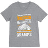 Motorcycles Gramps V-Neck Tee