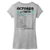 October Girl Facts Libra Women's V-Neck T-Shirt