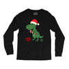 christmas dinosaur Long Sleeve Shirts