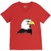 bald eagle V-Neck Tee