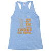kill people funny Racerback Tank