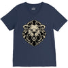 lion head V-Neck Tee