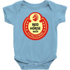 red horse extra strong beer Baby Onesie