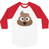 cute poo 3/4 Sleeve Shirt