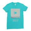 i want to believe 2 Ladies Fitted T-Shirt
