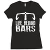 life behind bars cycling Ladies Fitted T-Shirt