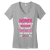 All Women Are Created Equal But Only The Best Are Born In June Women's V-Neck T-Shirt