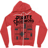 pirate crossword Zipper Hoodie