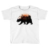 Bear Adventure With Rose Toddler T-shirt