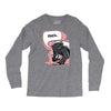 meh says honey badger Long Sleeve Shirts