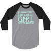 i ski like a girl 3/4 Sleeve Shirt