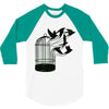 breaking through to freedom 3/4 Sleeve Shirt