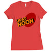 up at noon Ladies Fitted T-Shirt