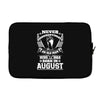 Never Underestimate Old Man Who Was Born August Laptop sleeve