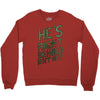 zombie right behind Crewneck Sweatshirt