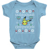 pokemon christmas ugly Baby Bodysuit