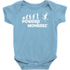evolution powder monkeez Baby Onesie