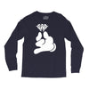 cartoon hands holding diamond Long Sleeve Shirts