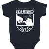 cat best friends for life Baby Bodysuit