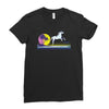 unicorn beach Ladies Fitted T-Shirt