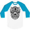 wolf 3/4 Sleeve Shirt