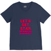 star spangled hammered V-Neck Tee