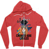 who loves cavalier king charles Zipper Hoodie