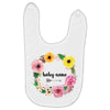 Floral Baby Name Baby Bibs